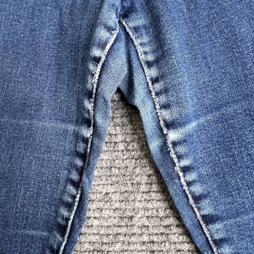 Lauren Ralph Lauren Women 14 Dark Wash Bootcut Jeans Blue Stretch Denim Mid Rise - Picture 2 of 8